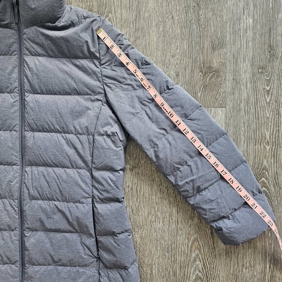 UNIQLO Gray Long Hooded Puffer Coat XL NWOT - Picture 11 of 11